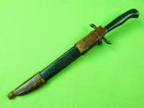 Antique Old France French 19 Century Hunting Knife Dagger w/ Scabbard