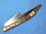 Antique French France Haudeville En Albacete Bowie Huge Navaja Folding Knife