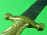 French France Old Antique 19 Century Short Artillery Sword