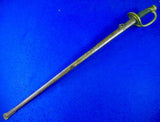 French France Antique WW1 Cavalry Sword w/ Scabbard Matching #