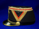 French France Antique Old WW1 Military Army Officer's Kepi Hat