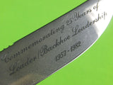 RARE US GERBER 525 Model CASE Loader Backhoe 25 Silver Anniversary Limited Knife