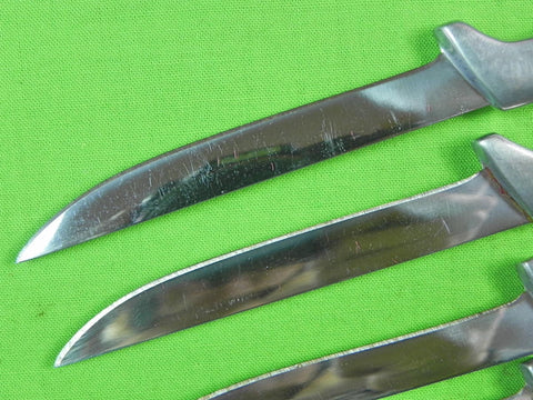 Vintage US 1950-60's GERBER MIMING Set of 4 Steak Knife w/ Box