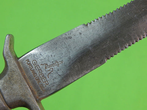 US 1976 GERBER MK2 Commando Fighting Knife #49716 – ANTIQUE & MILITARY ...