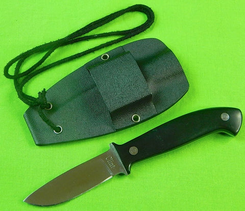 Custom Hand Made George Clinton CLINT Breshears Small Hunting Knife & Sheath