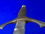 Antique Old Germany German 19 Century Dagger Knife w/ Scabbard