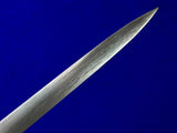 Antique Old Germany German 19 Century Dagger Knife w/ Scabbard