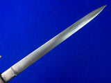 Antique Old Germany German 19 Century Dagger Knife w/ Scabbard