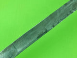 Antique German Germany 19 Century Large Heavy Hunting Sword Dagger Scabbard Frog