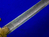 Antique German Bavarian 19 Century Maximilian Officer's Sword w/ Scabbard