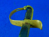German Germany Bavarian WW1 Antique Engraved Lion Head Quillback Sword Scabbard