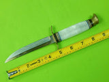 Vintage German Germany Eig Cutlery Solingen Mother of Pearl Handle Hunting Knife