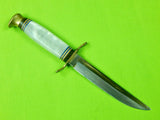 Vintage German Germany Eig Cutlery Solingen Mother of Pearl Handle Hunting Knife