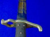 German Germany WW1 Jager Regiment Engraved Dress Bayonet Short Hunting Sword