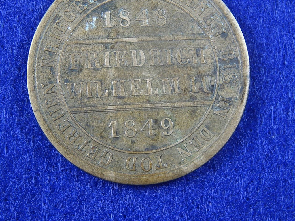German Germany Antique 19 Century 1848-49 Commemorative Medal Order Ba ...