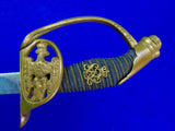 German Germany Antique Old WW1 Officer's Sword