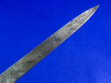 German Germany Antique WW1 Engraved Bayonet Dagger Short Sword w/ Scabbard
