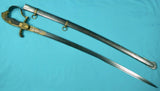 German Germany Antique WW1 Grosser Size Damascus Blade Lion Head Cavalry Sword