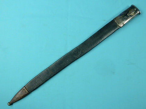 German Germany Antique WW1 Knife Short Sword Leather Scabbard Sheath