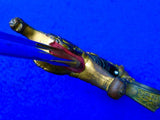German Germany Antique WW1 Lion Head Quillback Officer's Sword w/ Scabbard