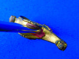 German Germany Antique WW1 Lion Head Quillback Officer's Sword w/ Scabbard