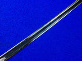 German Germany Antique WW1 Lion Head Quillback Officer's Sword w/ Scabbard