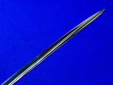 German Germany Antique WW1 Lion Head Quillback Officer's Sword w/ Scabbard