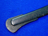 German Germany Antique WW1 Lion Head Quillback Officer's Sword w/ Scabbard