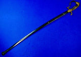 German Germany Antique WW1 Lion Head Quillback Officer's Sword w/ Scabbard