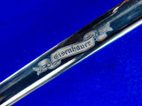 German Germany Antique WW1 Lion Head Quillback Officer's Sword w/ Scabbard