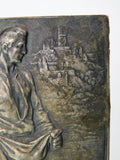 German Germany Antique WW1 Nuremberg Table Medal Plaquee Pin