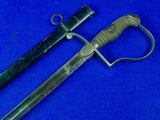 German Germany Antique WW1 Unit Marked Officer's Sword w/ Scabbard