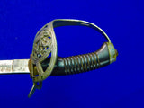German Germany Bavaria Bavarian WW1 Ulanen Regiment Engraved Officer's Sword