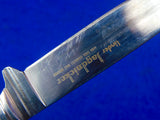 German Germany Linder Jagdnicker Hunting Boot Knife w/ Scabbard
