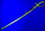 German Germany WW1 Colonial Uhlan Presentation Engraved Grosser Lion Head Sword