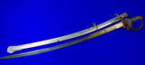German Germany WW1 Damascus Presentation Engraved Grosser Cavalry Sword w/ Scabbard