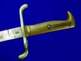 German Germany WW1 Engraved Dress Dagger Bayonet Short Sword with Scabbard
