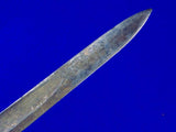 German Germany WW1 Period Hunting Knife Dagger Short Sword w/ Scabbard