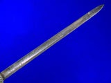 German Germany WW1 Period Hunting Knife Dagger Short Sword w/ Scabbard