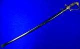 German Germany WWI WW1 Saxon Engraved Artillery Sword w/ Scabbard