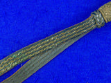 German Germany WW1 Sword Dagger Knife Leather Portepee Knot