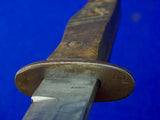 German Germany WW1 WW2 Boot Fighting Knife Dagger w/ Scabbard