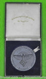 German Germany WW2 1938 Metal Table Medal & Box