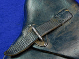 German Germany WW2 1941 Dated Walther P38 Pistol Black Leather Holster
