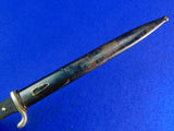 German Germany WW2 Mauser K98 Alcoso Dress Bayonet Dagger Knife w/ Scabbard