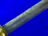 German Germany WW2 Custom Made Hunting Knife Dagger w/ Bayonet Scabbard