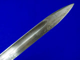 German Germany WW2 Mauser K98 Bayonet Dagger Knife w/ Scabbard
