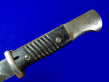 German Germany WW2 Mauser K98 Bayonet Dagger Knife w/ Scabbard