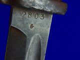 German Germany WW2 Mauser K98 Bayonet Knife Dagger