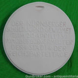 German Germany WW2 Porcelain Hitler Table Medal